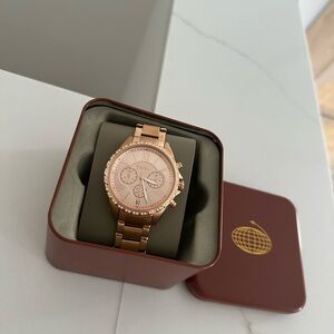 Fossil women’s Rose Gold Watch